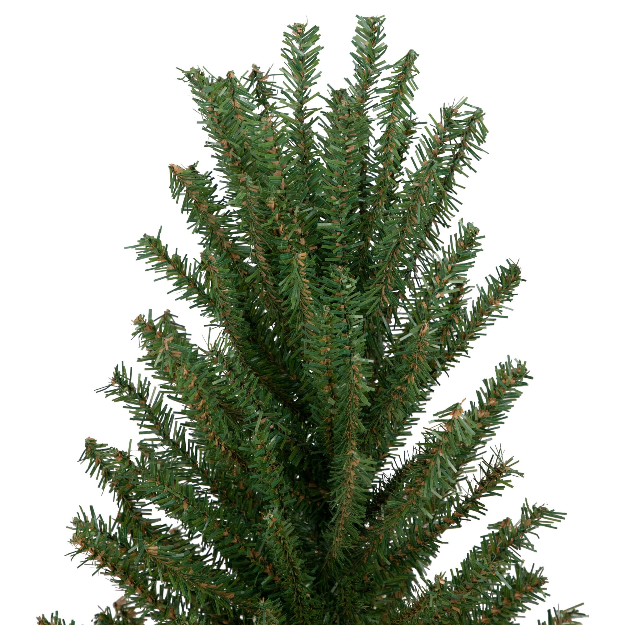 18" Unlit Traditional Scottsdale Mini Pine Artificial Christmas Tree with Burlap Base